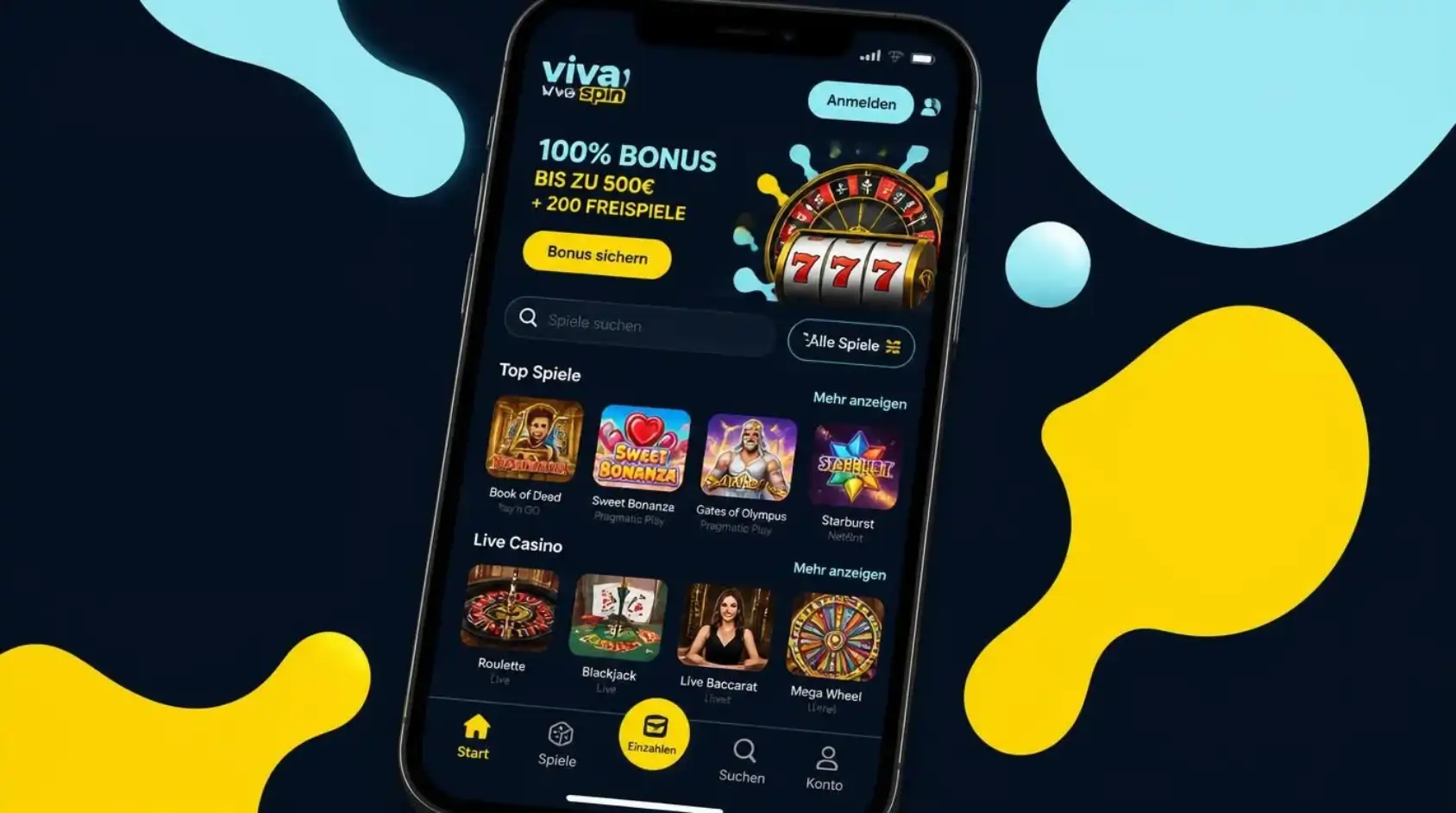VivaSpin Casino App Screenshot